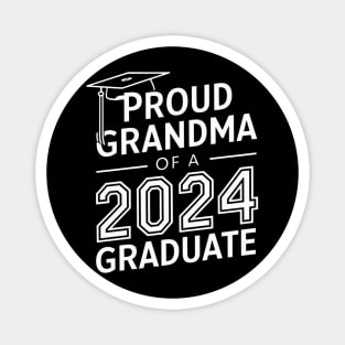 Proud Grandma of a 2024 Graduate Senior Class Family Graduation Magnet